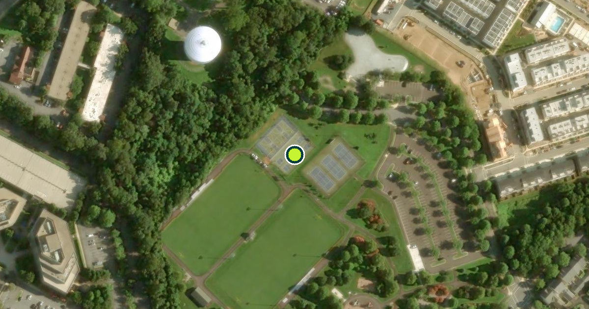 Satellite view of Rockville Pickleball Courts