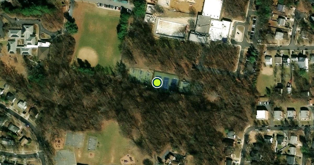 Satellite view of Rockville Pickleball Courts
