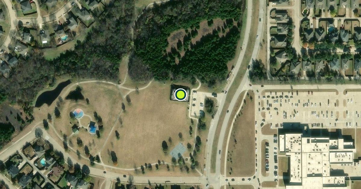 Satellite view of Rockwall Pickleball Courts