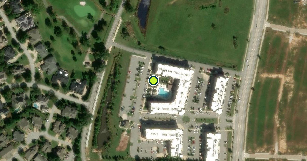 Satellite view of Rogers Pickleball Courts