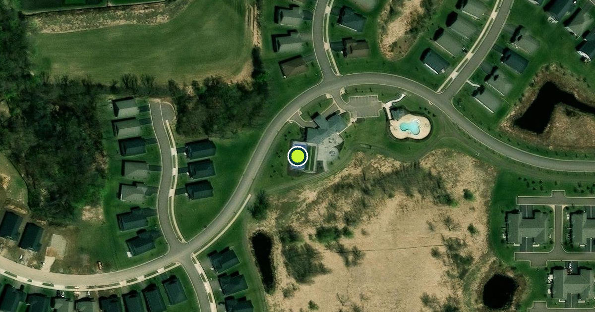 Satellite view of Rogers Pickleball Courts
