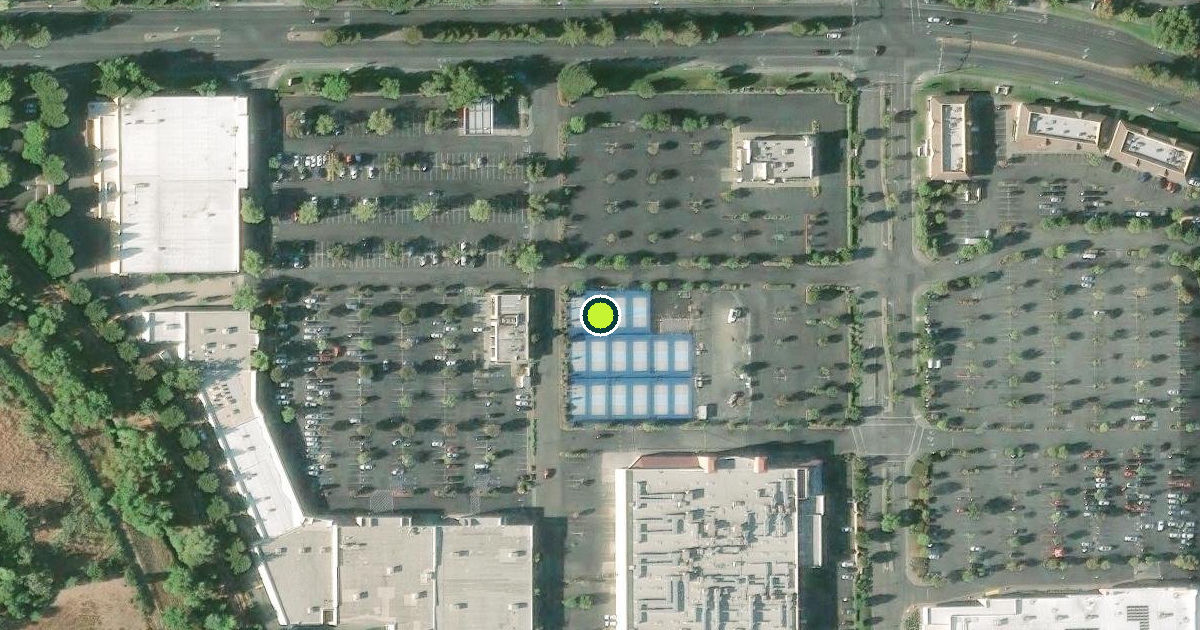 Satellite view of Rohnert Park Pickleball Courts