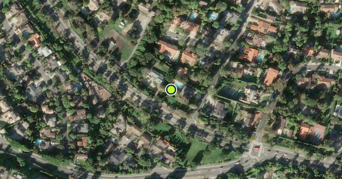 Satellite view of Rolling Hills Estates Pickleball Courts