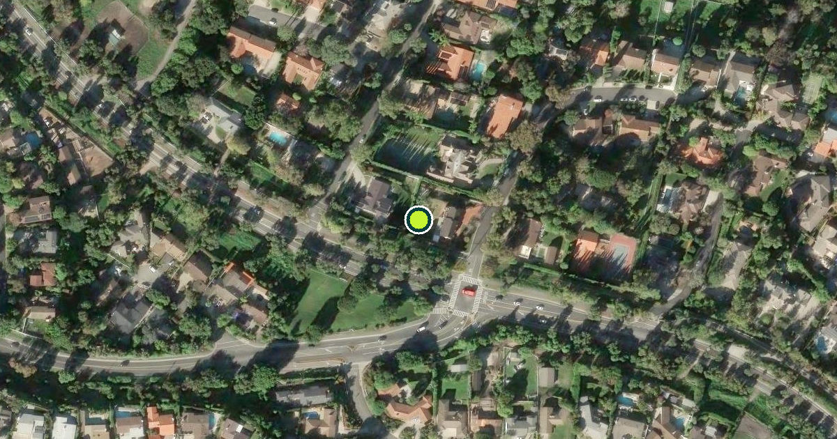Satellite view of Rolling Hills Estates Pickleball Courts