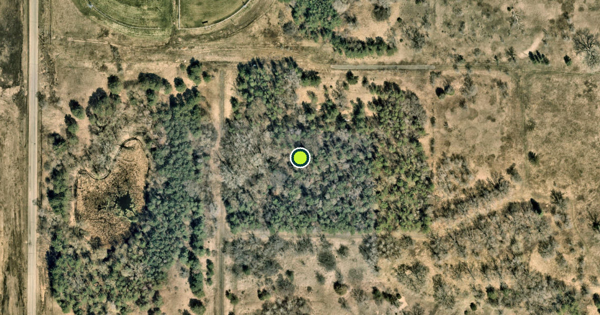 Satellite view of Rosemount Pickleball Courts