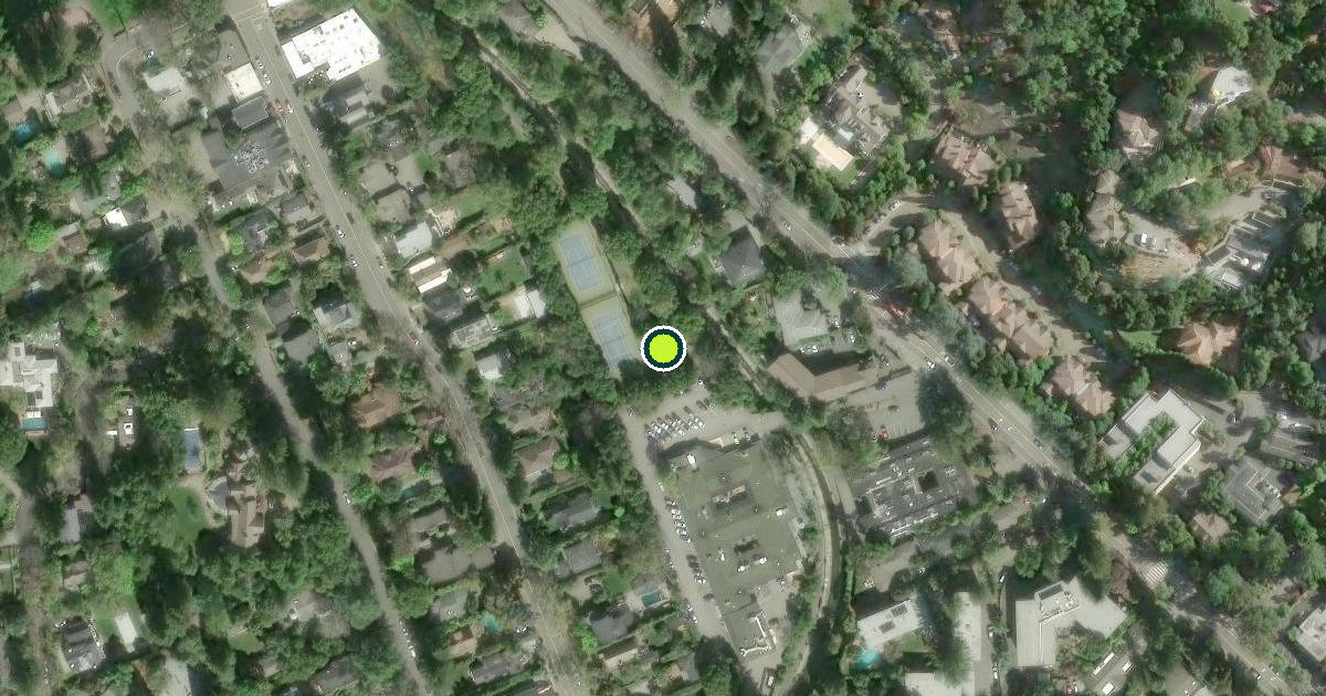 Satellite view of Ross Pickleball Courts