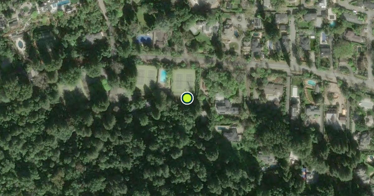Satellite view of Ross Pickleball Courts
