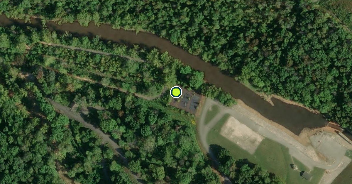 Satellite view of Rough River Dam State Resort Park Pickleball Courts