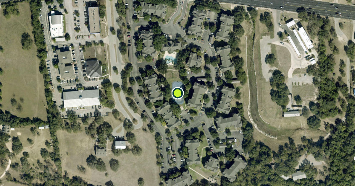 Satellite view of Round Rock Pickleball Courts