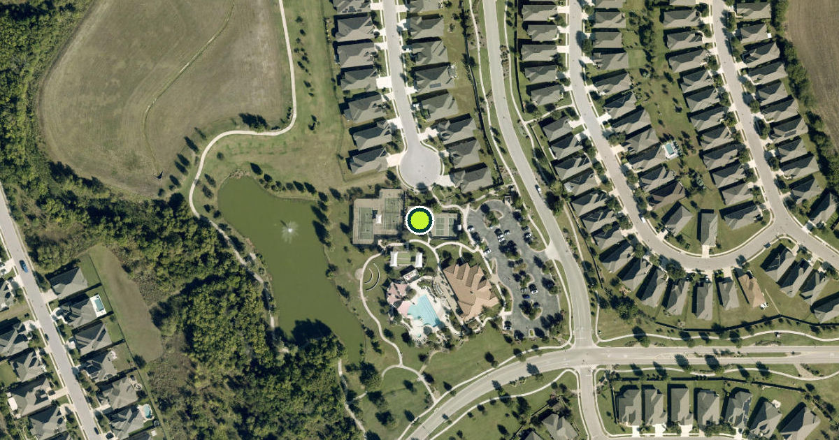 Satellite view of Round Rock Pickleball Courts