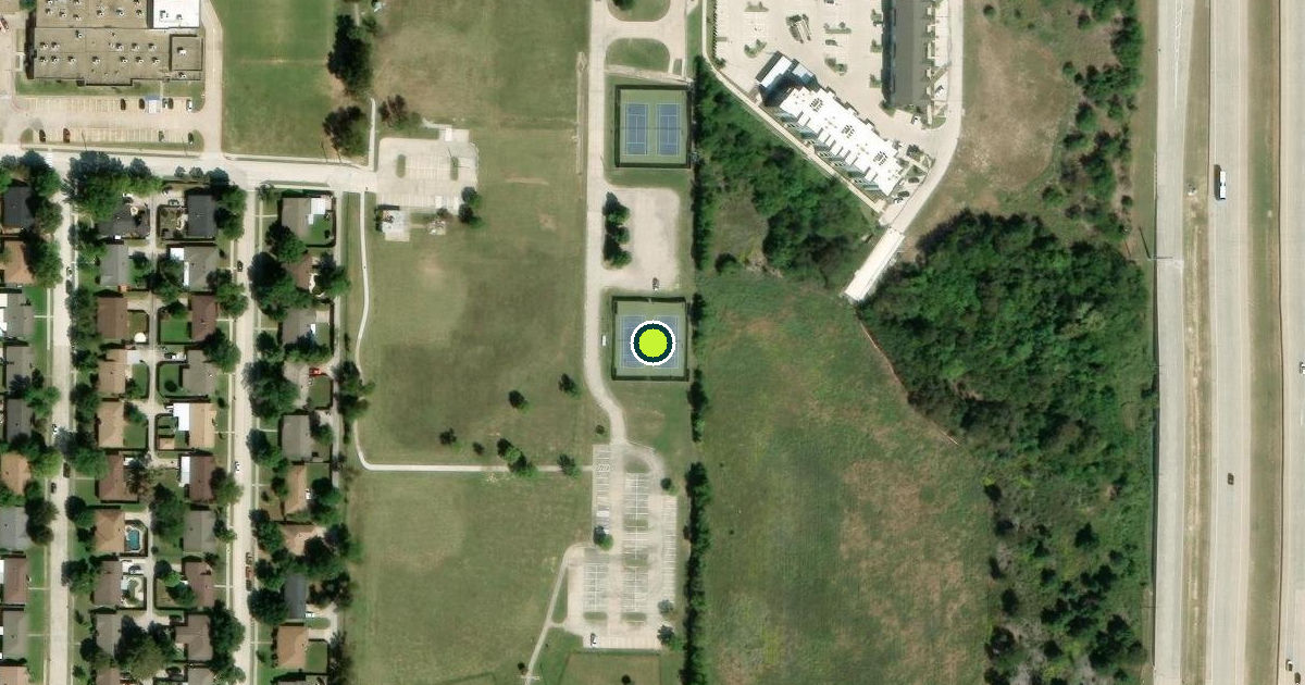 Satellite view of Rowlett Pickleball Courts