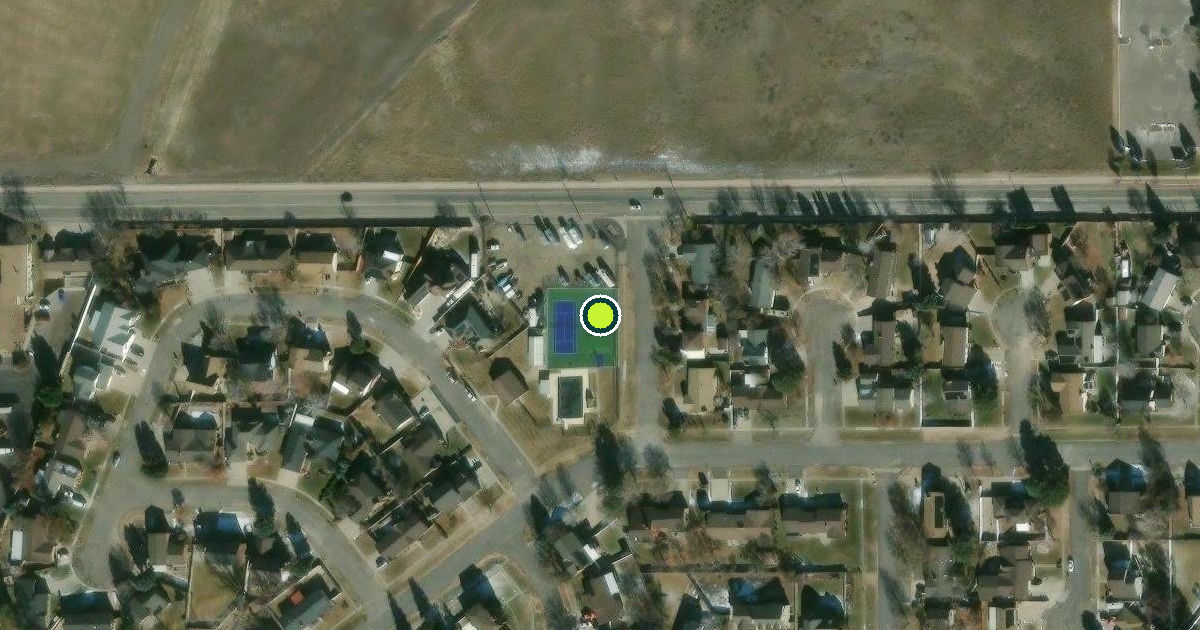 Satellite view of Roy Pickleball Courts