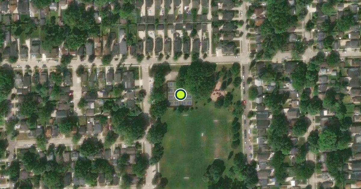 Satellite view of Royal Oak Pickleball Courts
