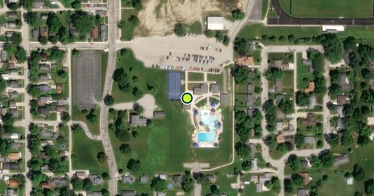 Satellite view of Russel and Evelyn Fahl Aquatics Center