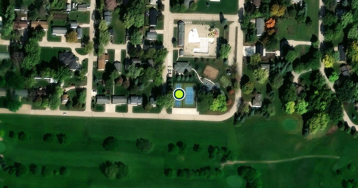 Satellite view of Sac City Pickleball Courts