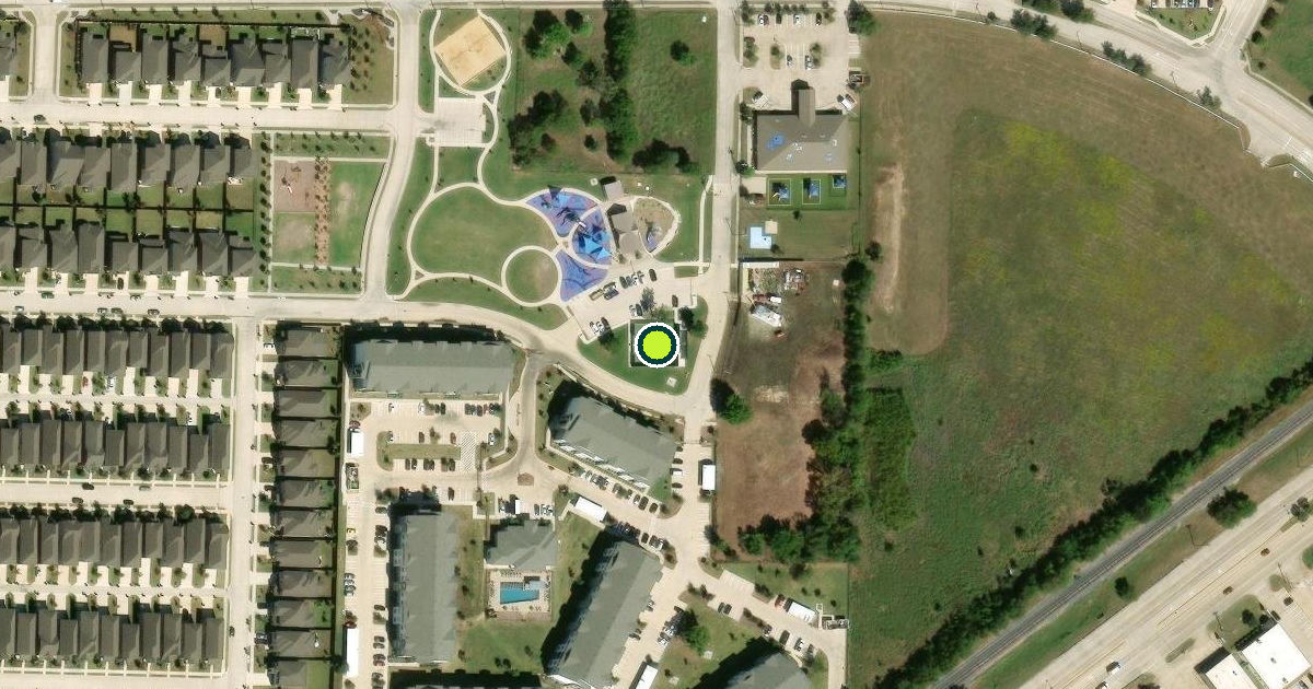 Satellite view of Sachse Pickleball Courts