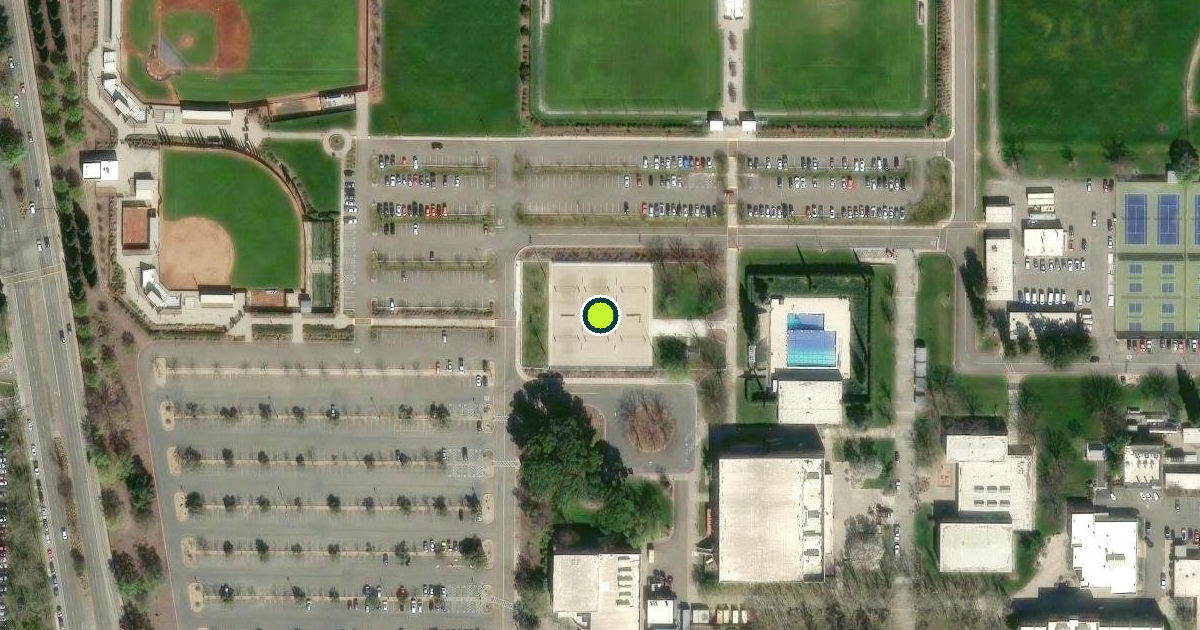 Satellite view of Sacramento Pickleball Courts