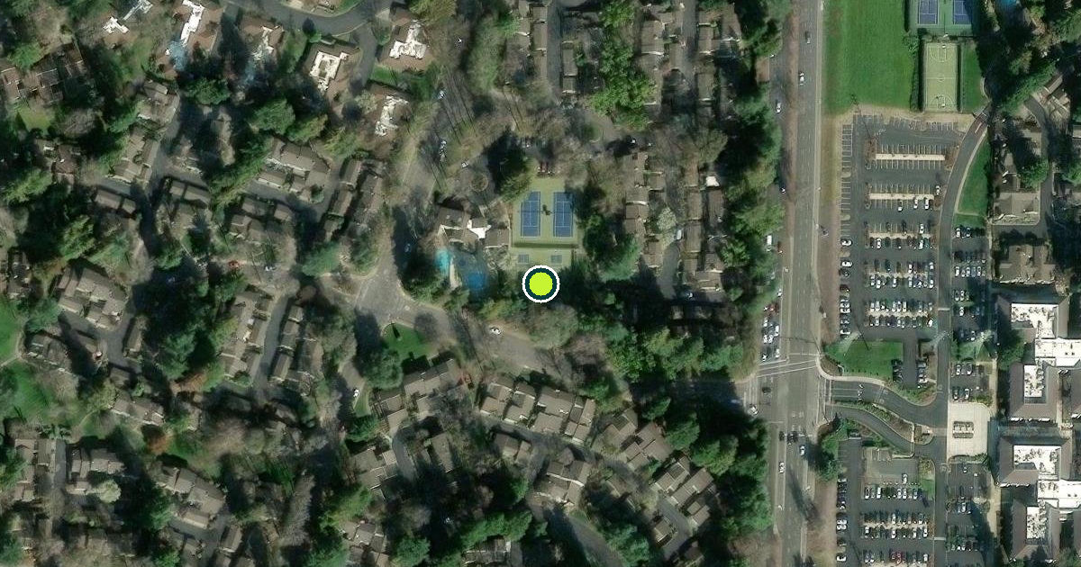 Satellite view of Sacramento Pickleball Courts