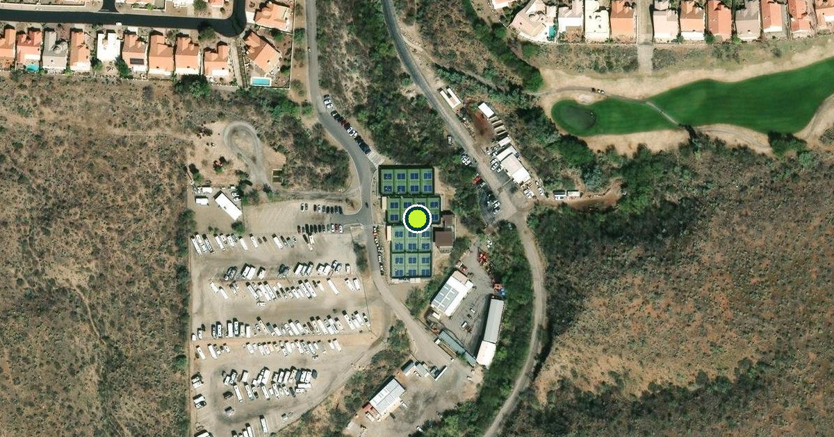 Satellite view of SaddleBrooke Two Pickleball Complex