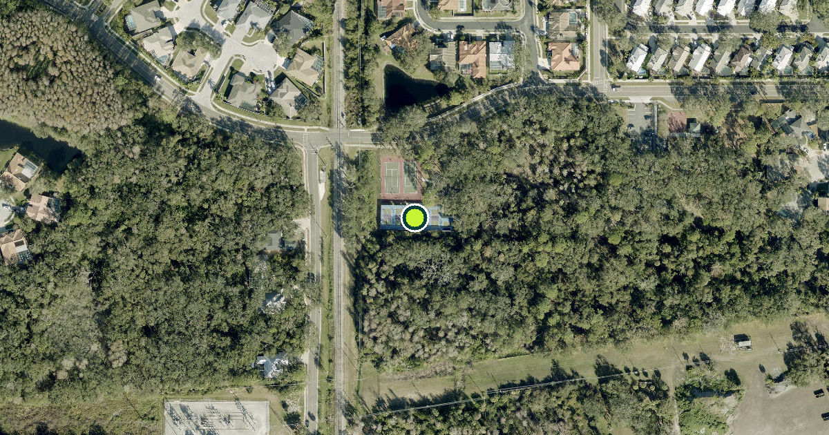 Satellite view of Safety Harbor Pickleball Courts