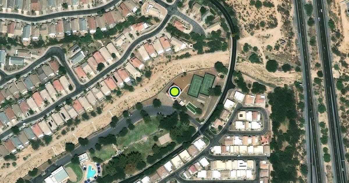 Satellite view of Sahuarita Pickleball Courts