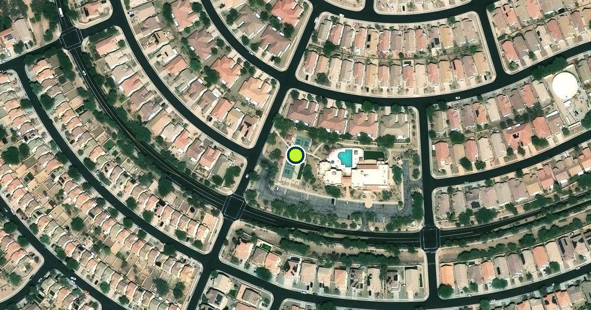 Satellite view of Sahuarita Pickleball Courts
