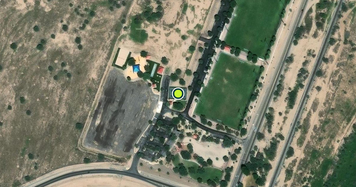 Satellite view of Sahuarita Pickleball Courts