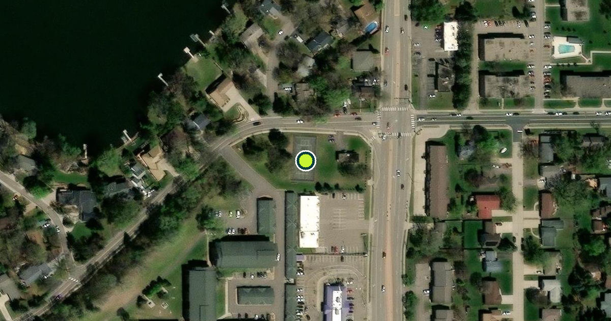 Satellite view of Saint Anthony Pickleball Courts