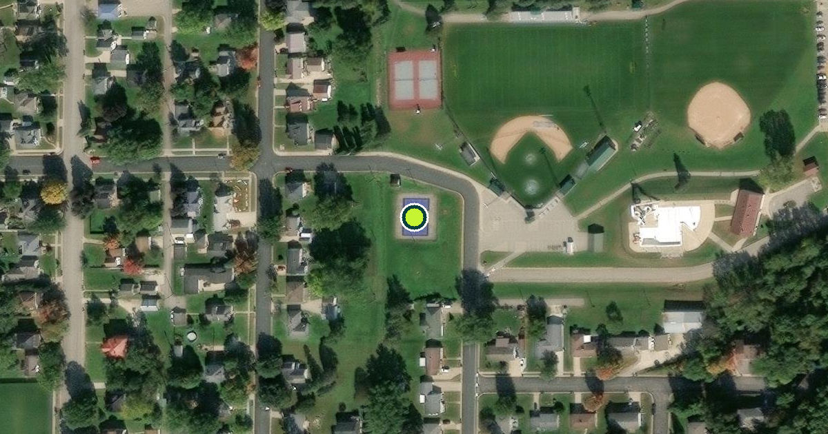 Satellite view of Saint Charles Pickleball Courts