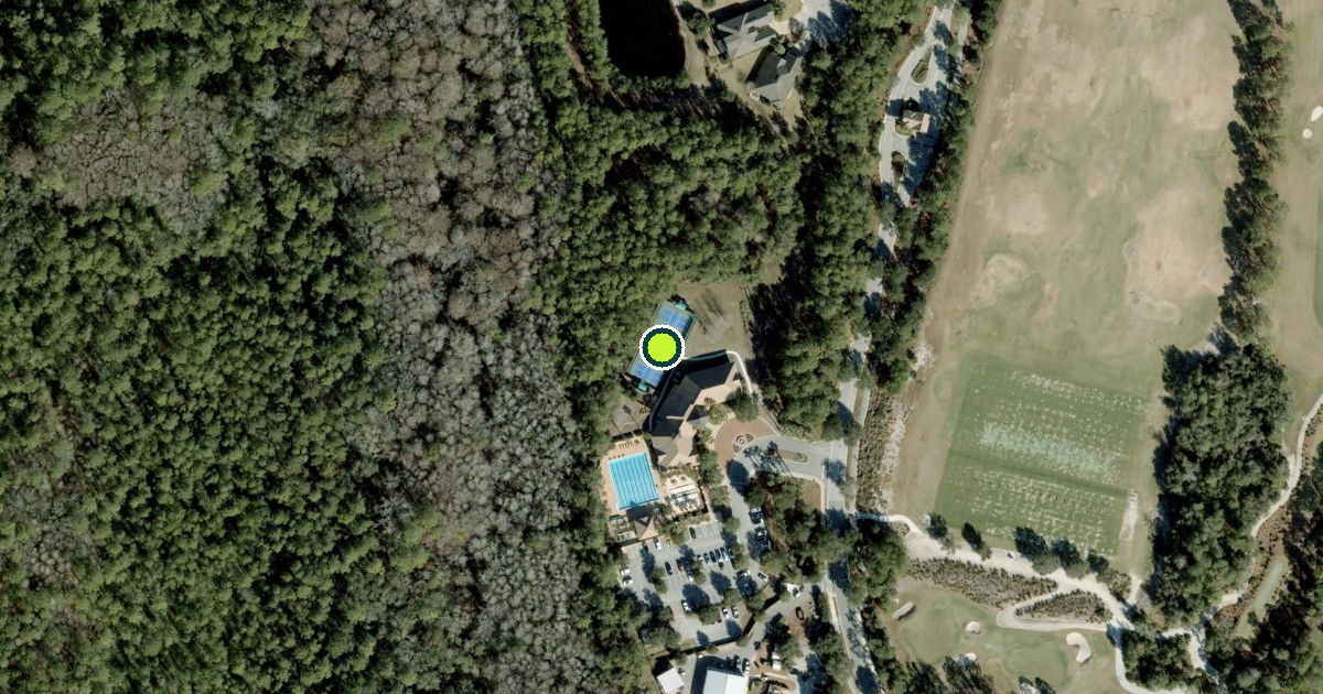 Satellite view of Saint Johns County Pickleball Courts