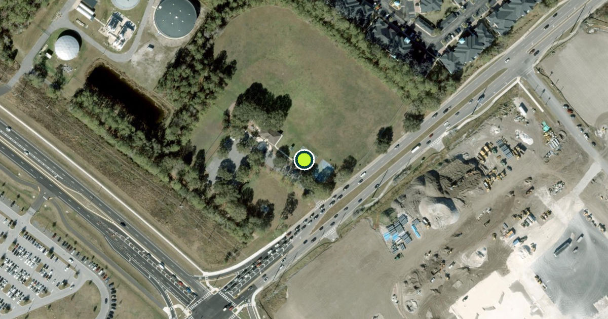 Satellite view of Saint Johns County Pickleball Courts