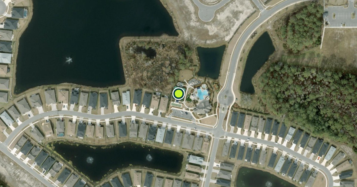 Satellite view of Saint Johns County Pickleball Courts