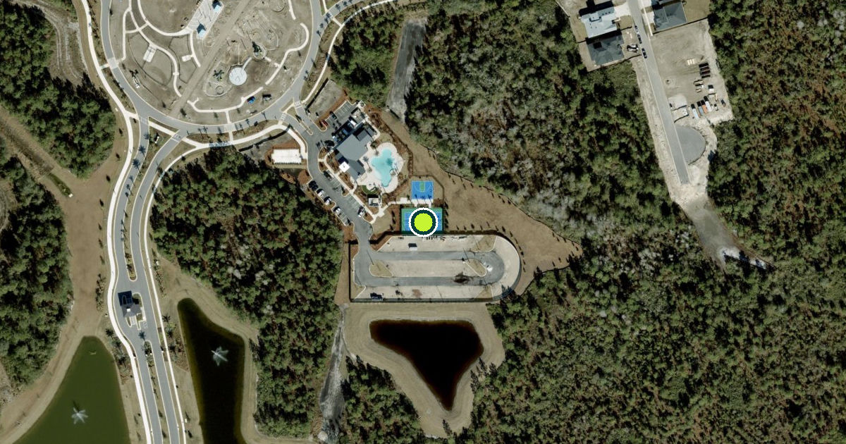 Satellite view of Saint Johns County Pickleball Courts