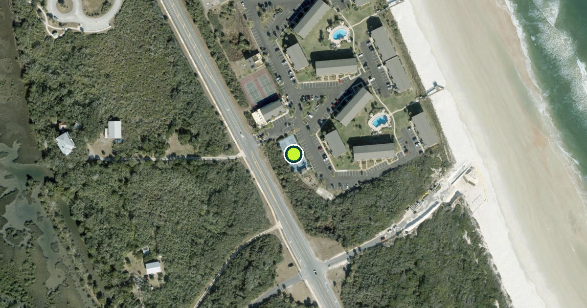 Satellite view of Saint Johns County Pickleball Courts