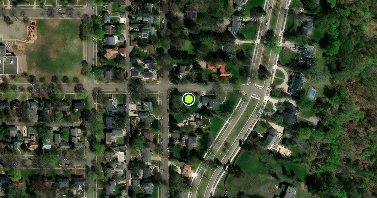Satellite view of Saint Paul Pickleball Courts