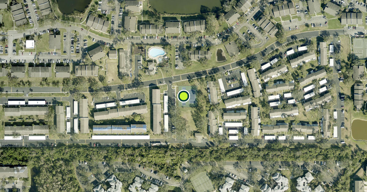 Satellite view of Saint Petersburg Pickleball Courts
