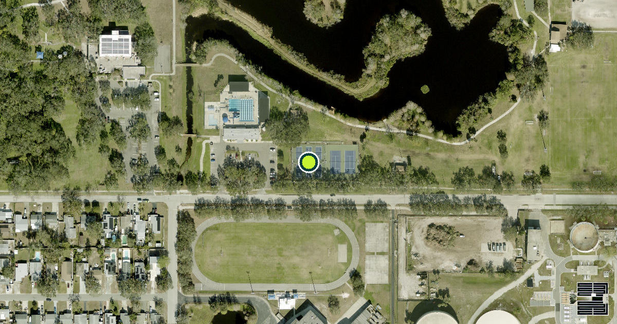 Satellite view of Saint Petersburg Pickleball Courts