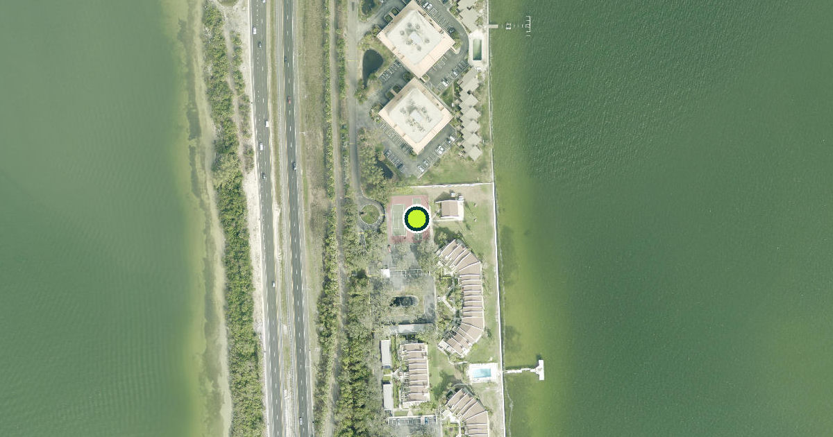 Satellite view of Saint Petersburg Pickleball Courts