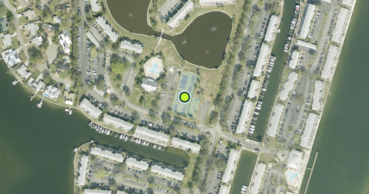 Satellite view of Saint Petersburg Pickleball Courts