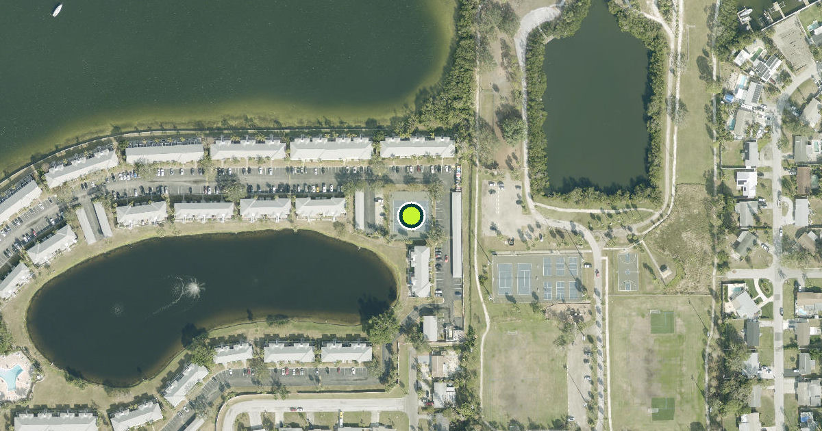 Satellite view of Saint Petersburg Pickleball Courts