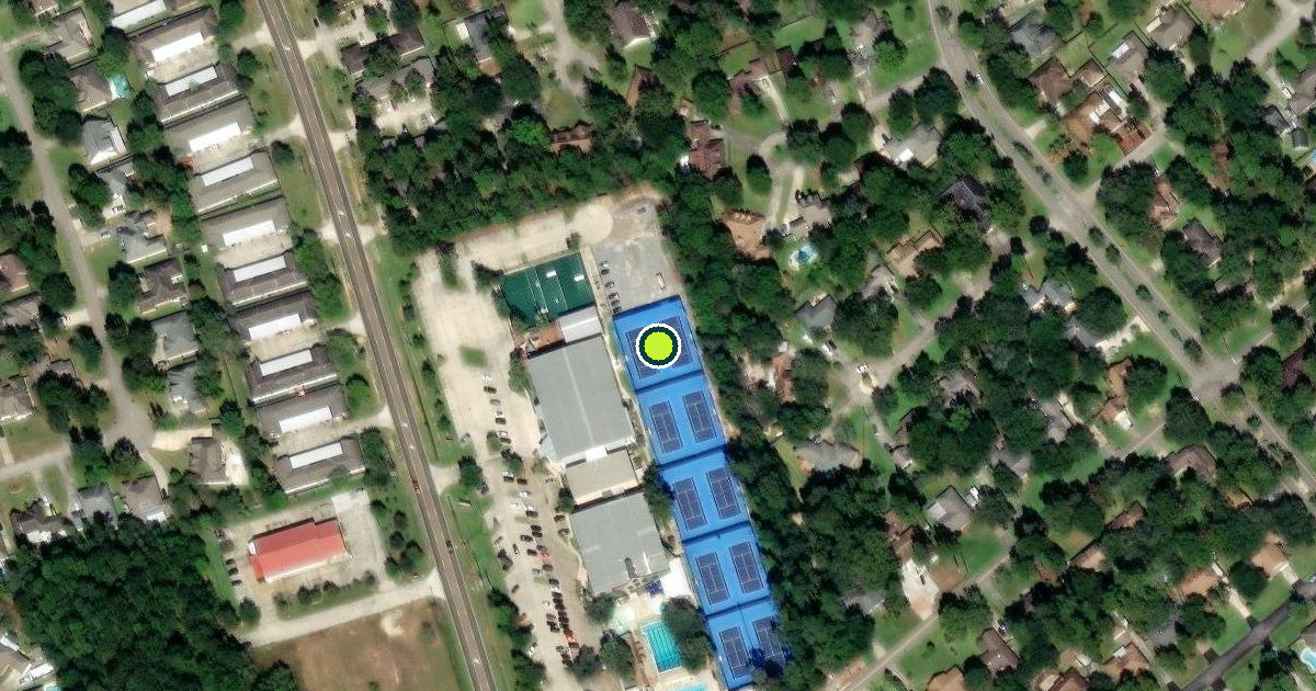 Satellite view of Saint Tammany Parish Pickleball Courts
