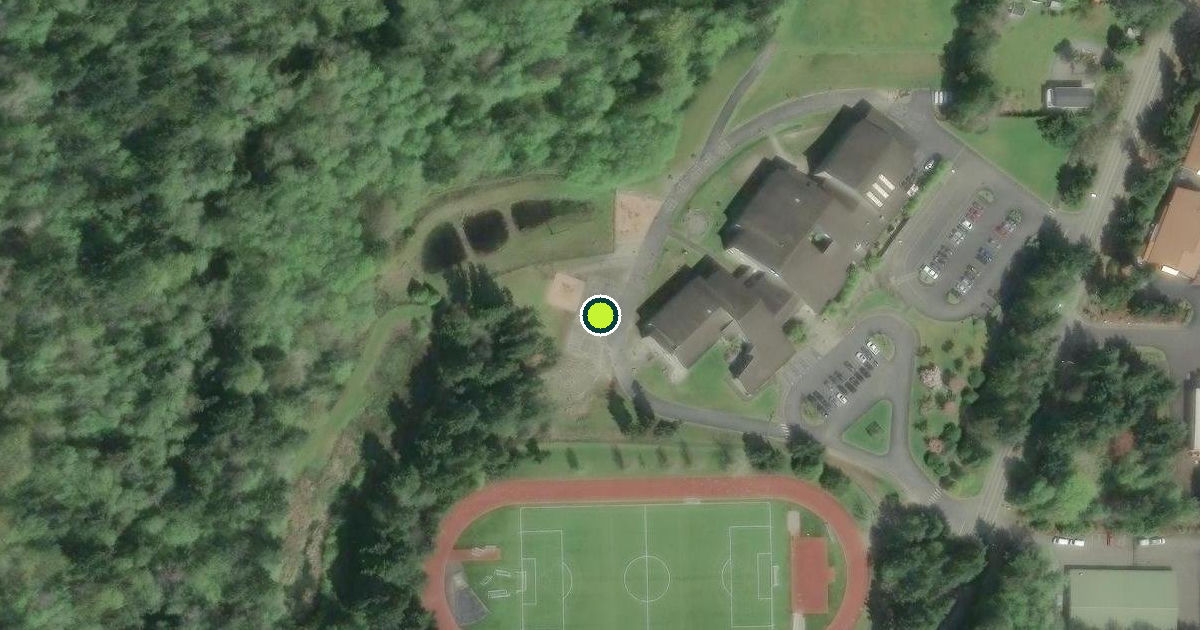 Satellite view of Sakai Intermediate School Pickleball Courts