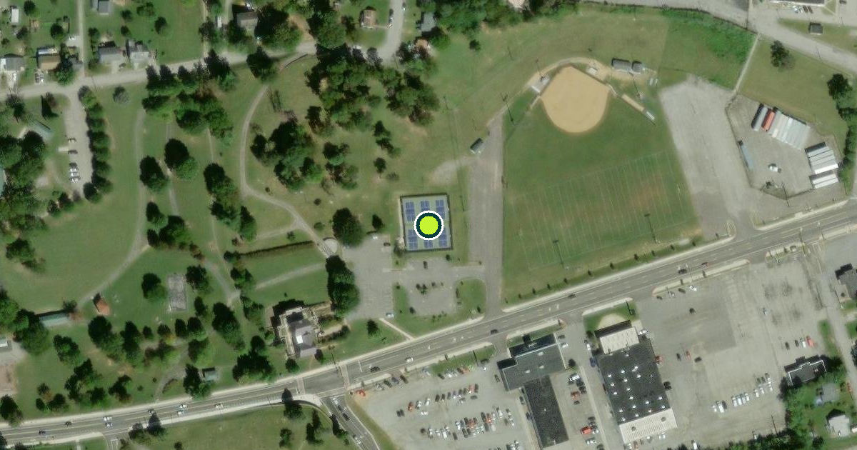 Satellite view of Salem Pickleball Courts