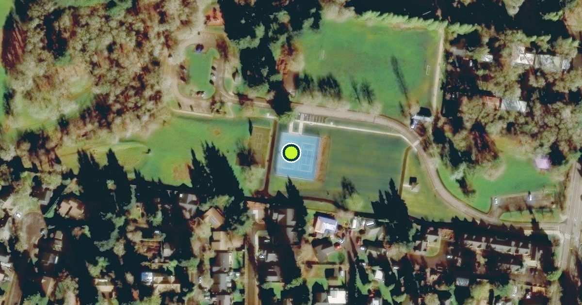 Satellite view of Salem Pickleball Courts