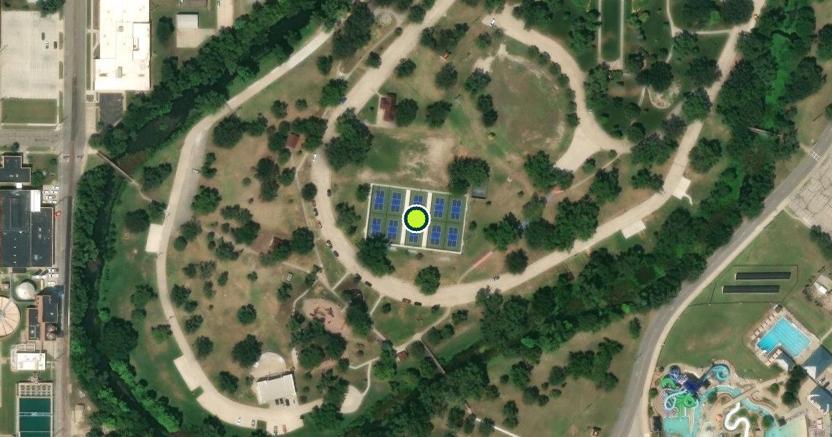 Satellite view of Salina Pickleball Courts