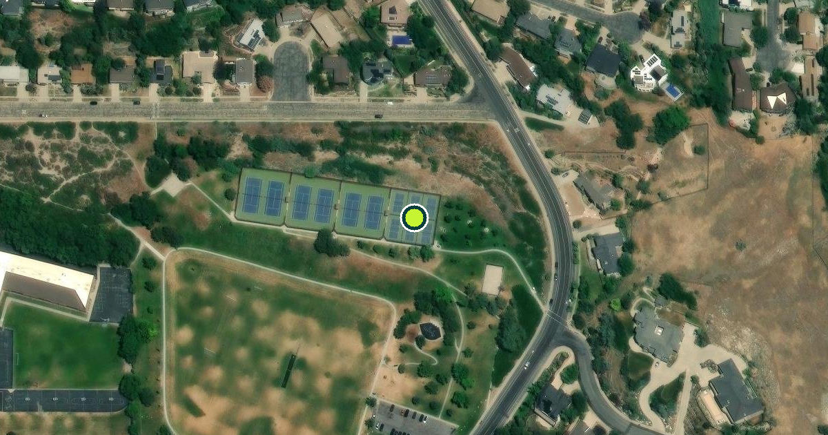 Satellite view of Salt Lake City Pickleball Courts