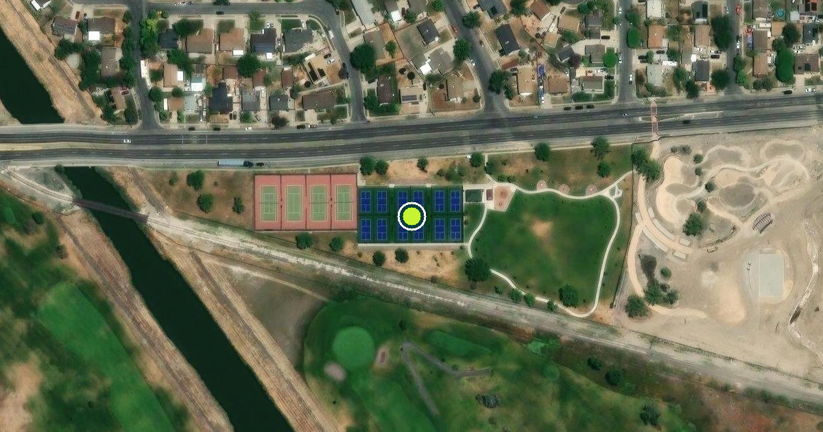 Satellite view of Salt Lake City Pickleball Courts