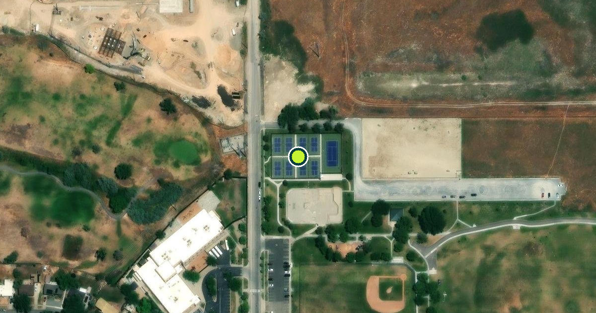 Satellite view of Salt Lake City Pickleball Courts