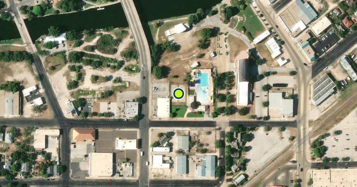 Satellite view of San Angelo Pickleball Courts