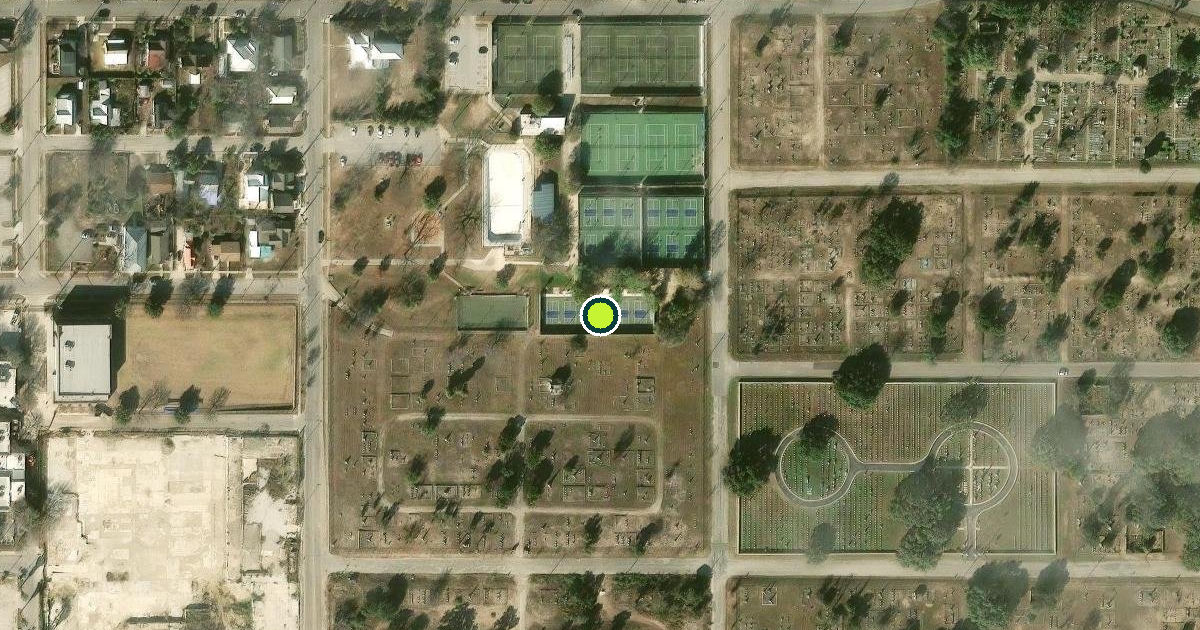 Satellite view of San Antonio Pickleball Courts